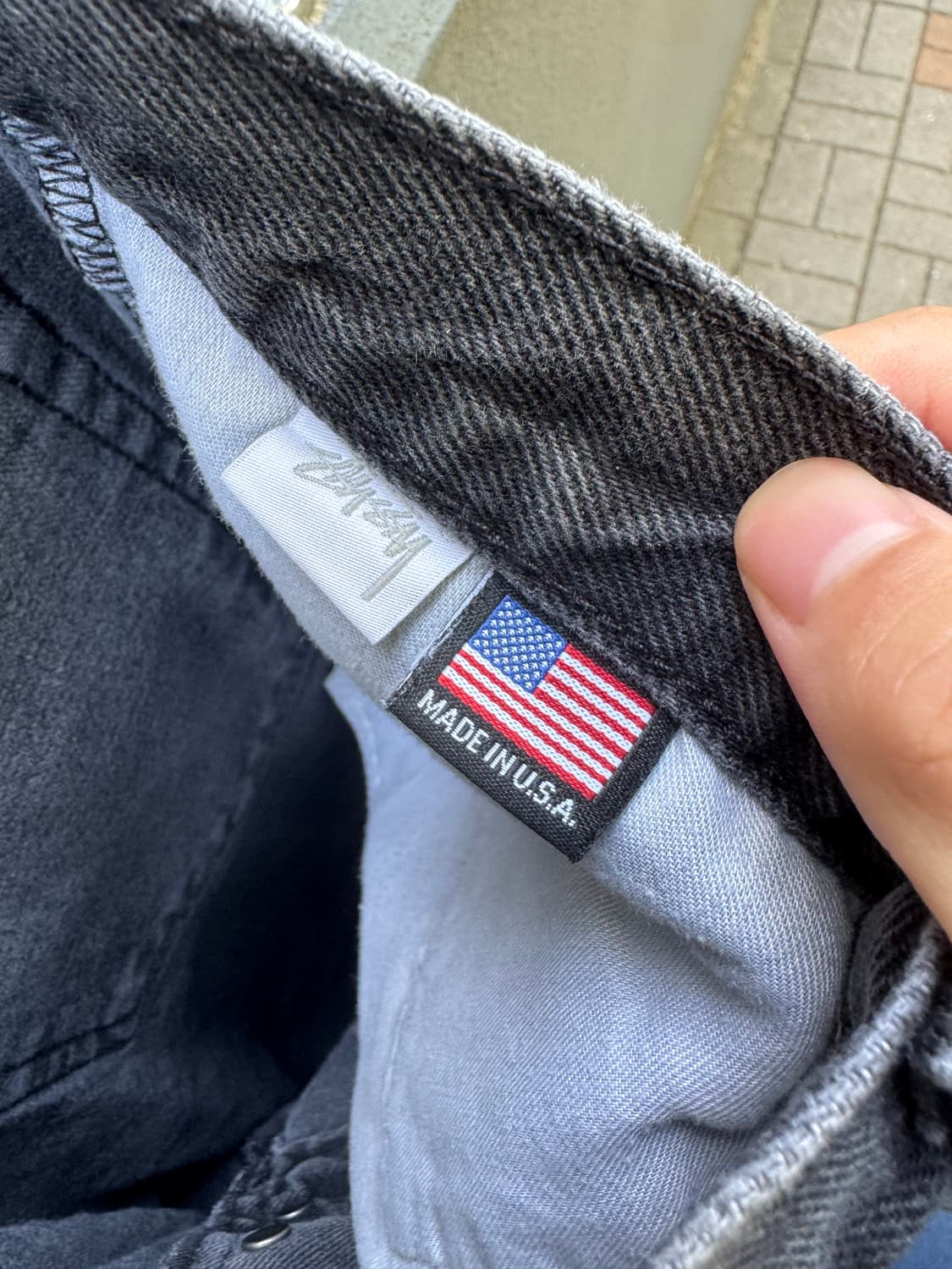 90s stussy 블랙데님 상품이미지4