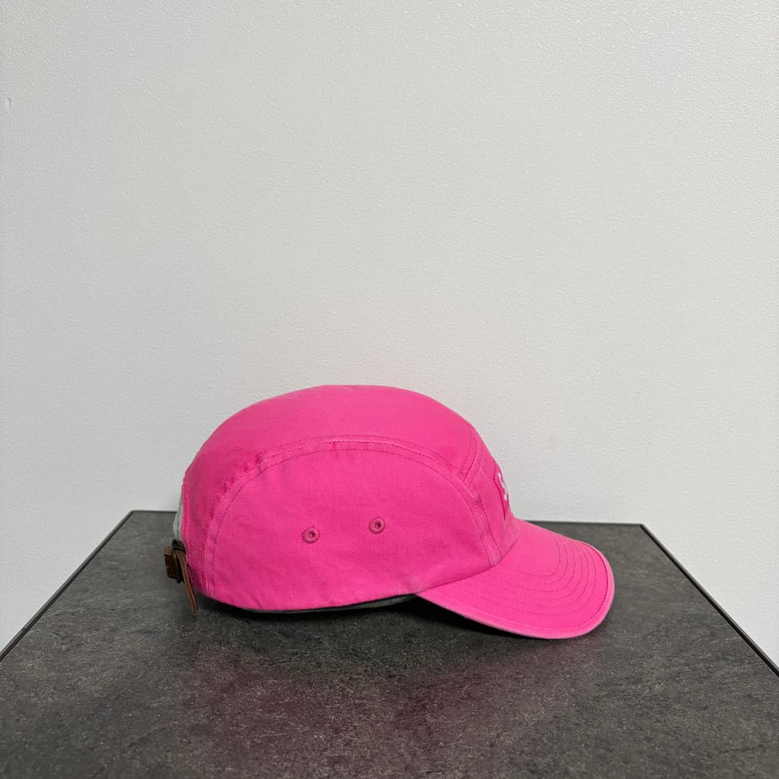 (OS) 슈프림 박스로고 캠프캡 모자 23SS 워시드 치노 핑크 상품이미지4