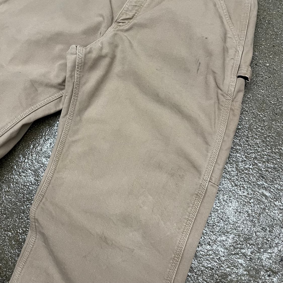 00s Carhartt 플란넬 라인드 카펜터 팬츠 (32“) 상품이미지3