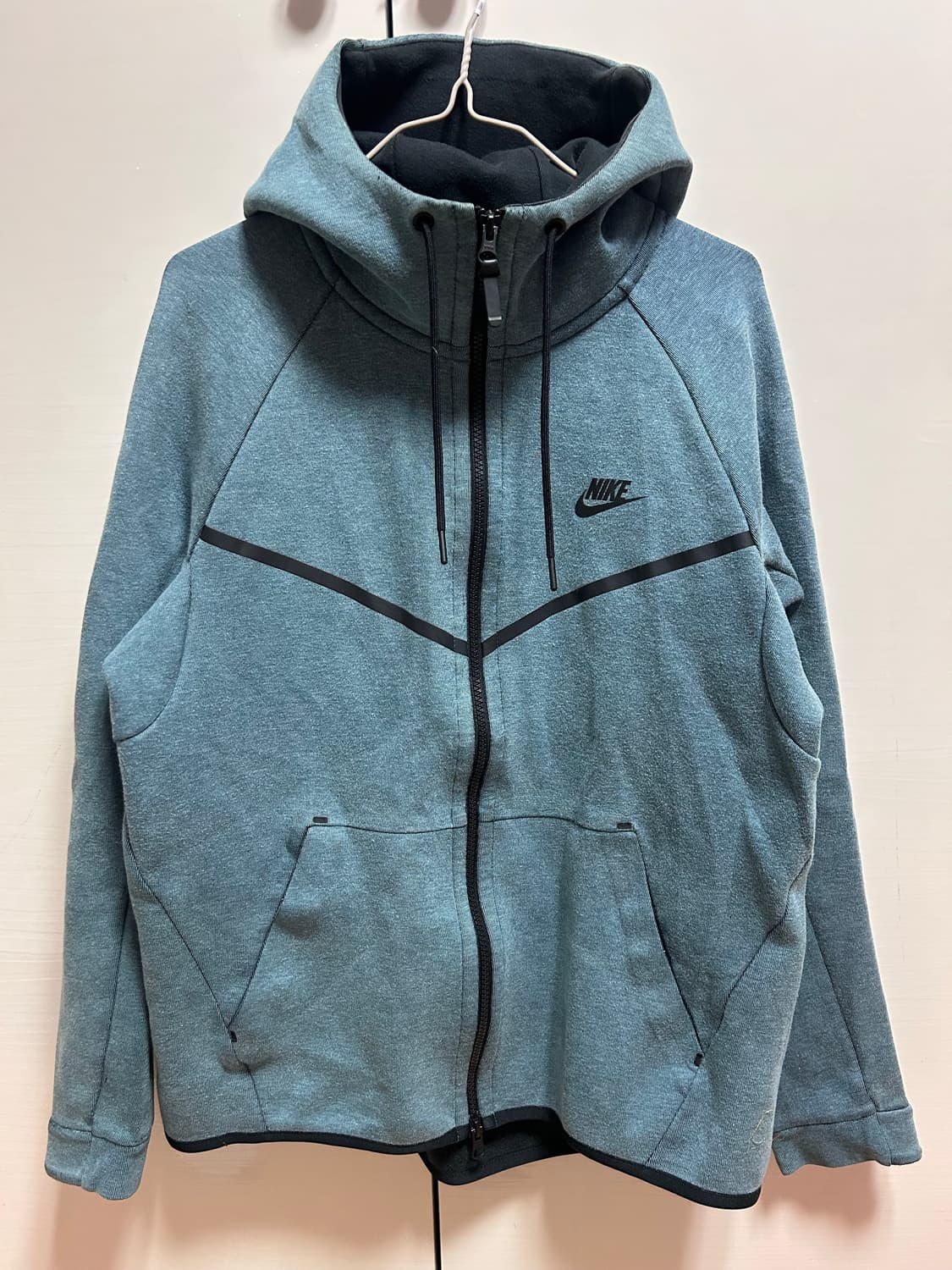 나이키 테크 플리스 집업 후드티 L 청록색 상품이미지1