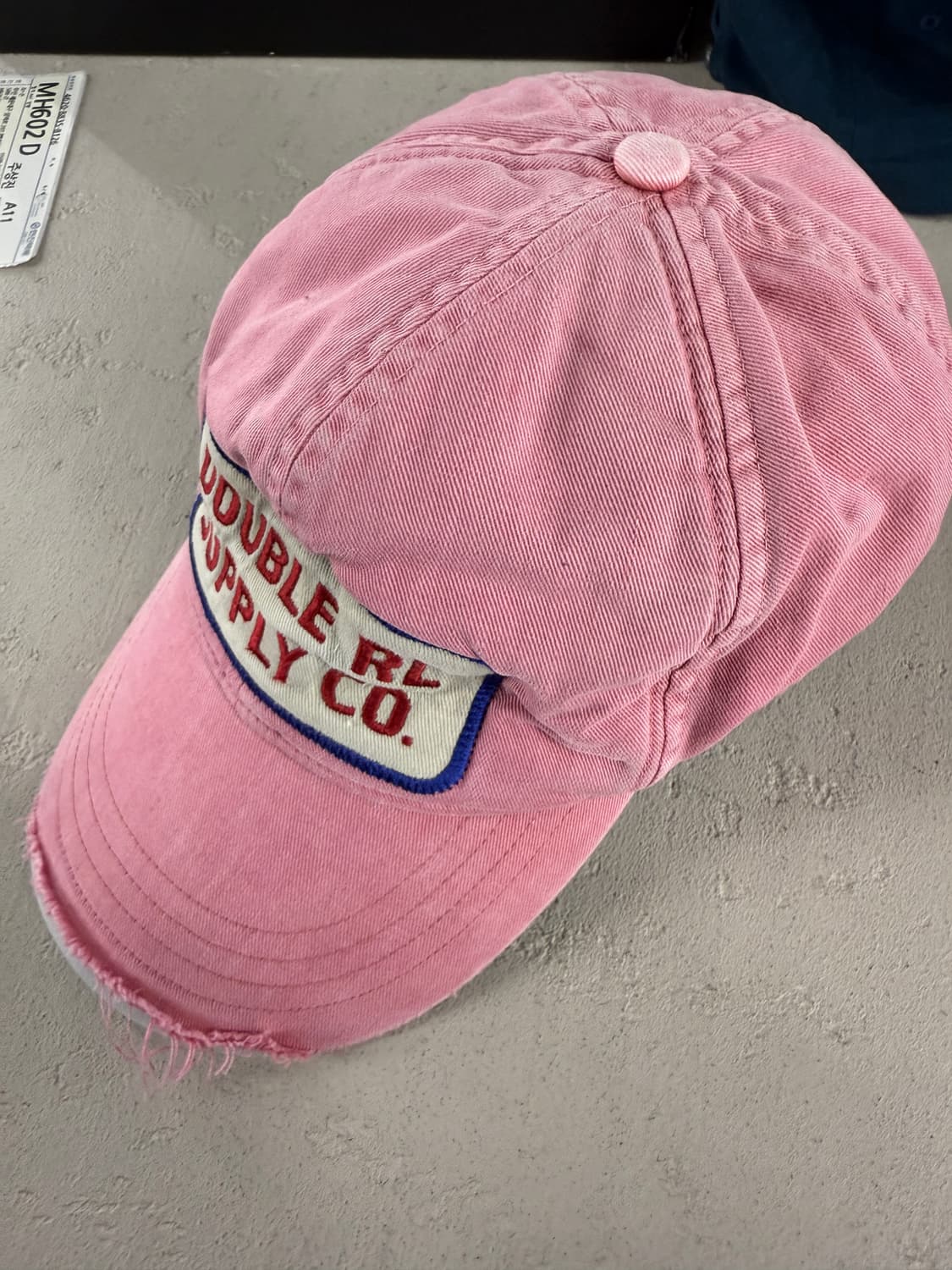 RRL 더블알엘 빈티지 핑크 가먼트 다이 트러커 캡 상품이미지5