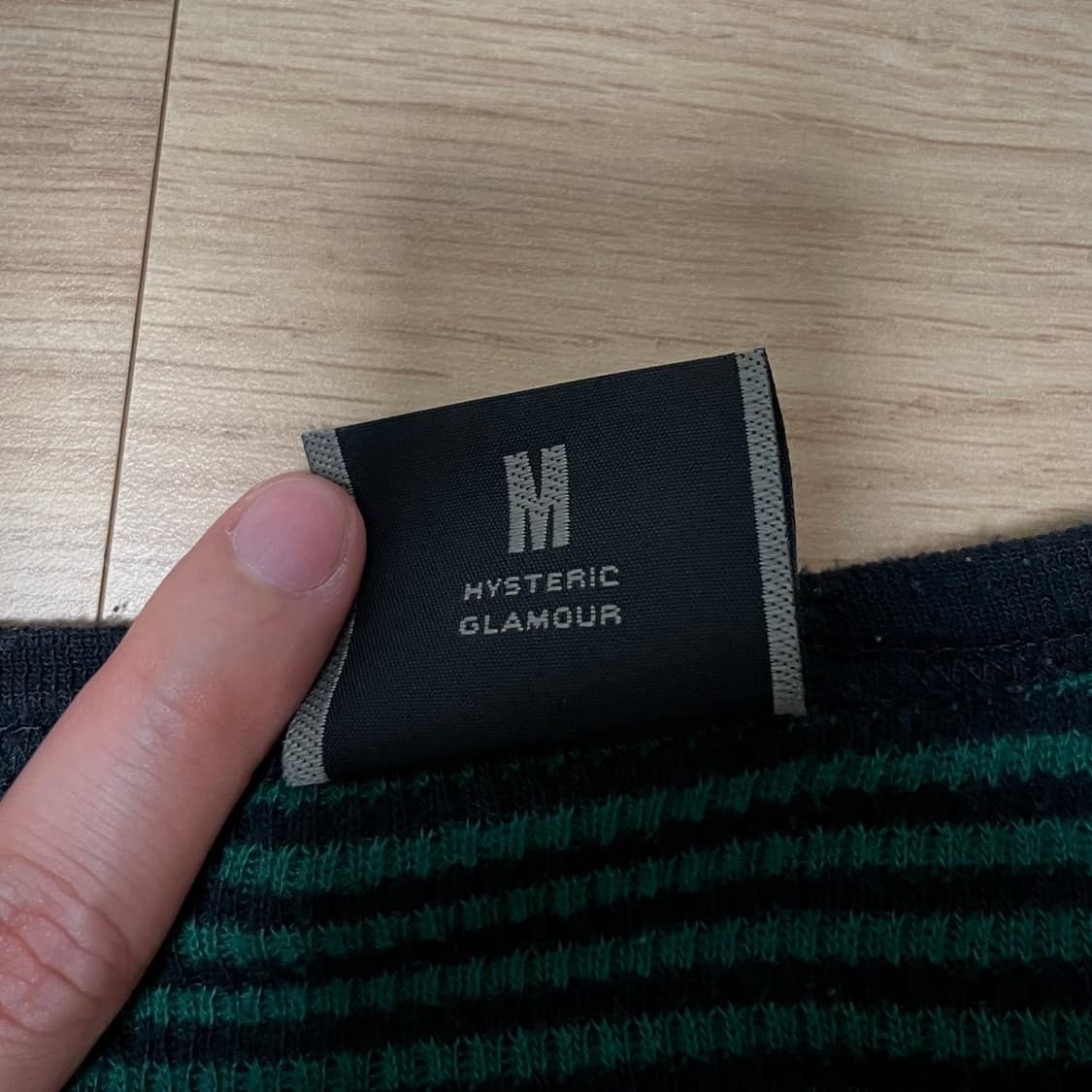 히스테릭글래머 써멀 니트 티셔츠 M 상품이미지6