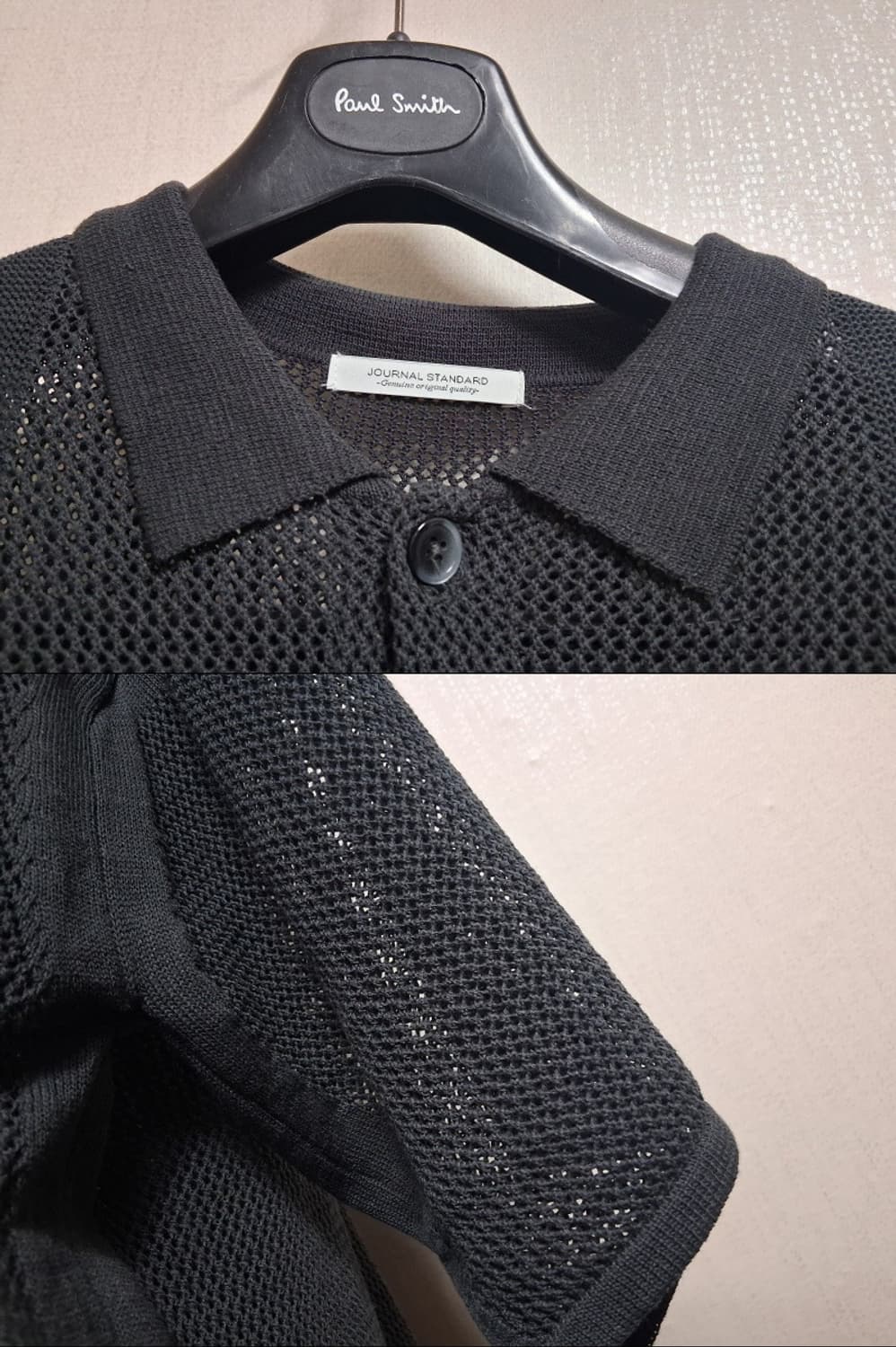 저널 스탠다드 남성 매쉬니트티 오픈니트가디건 미착용컨디션 105 110 상품이미지3