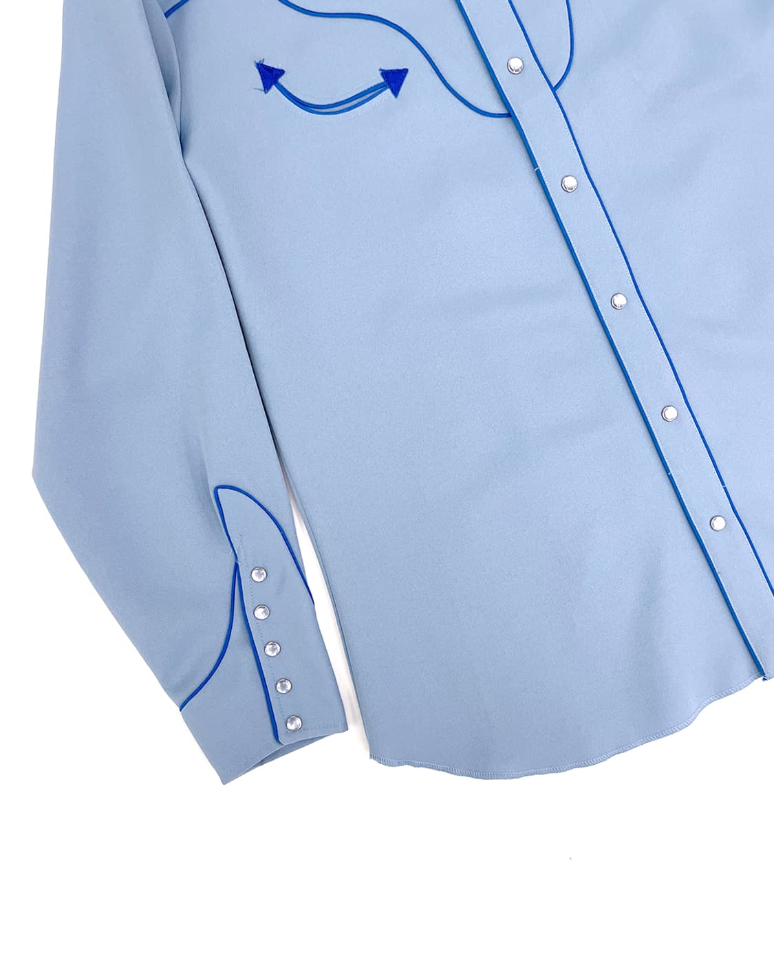 70년대 H bar C 플로랄 자수 웨스턴 셔츠 17 상품이미지3