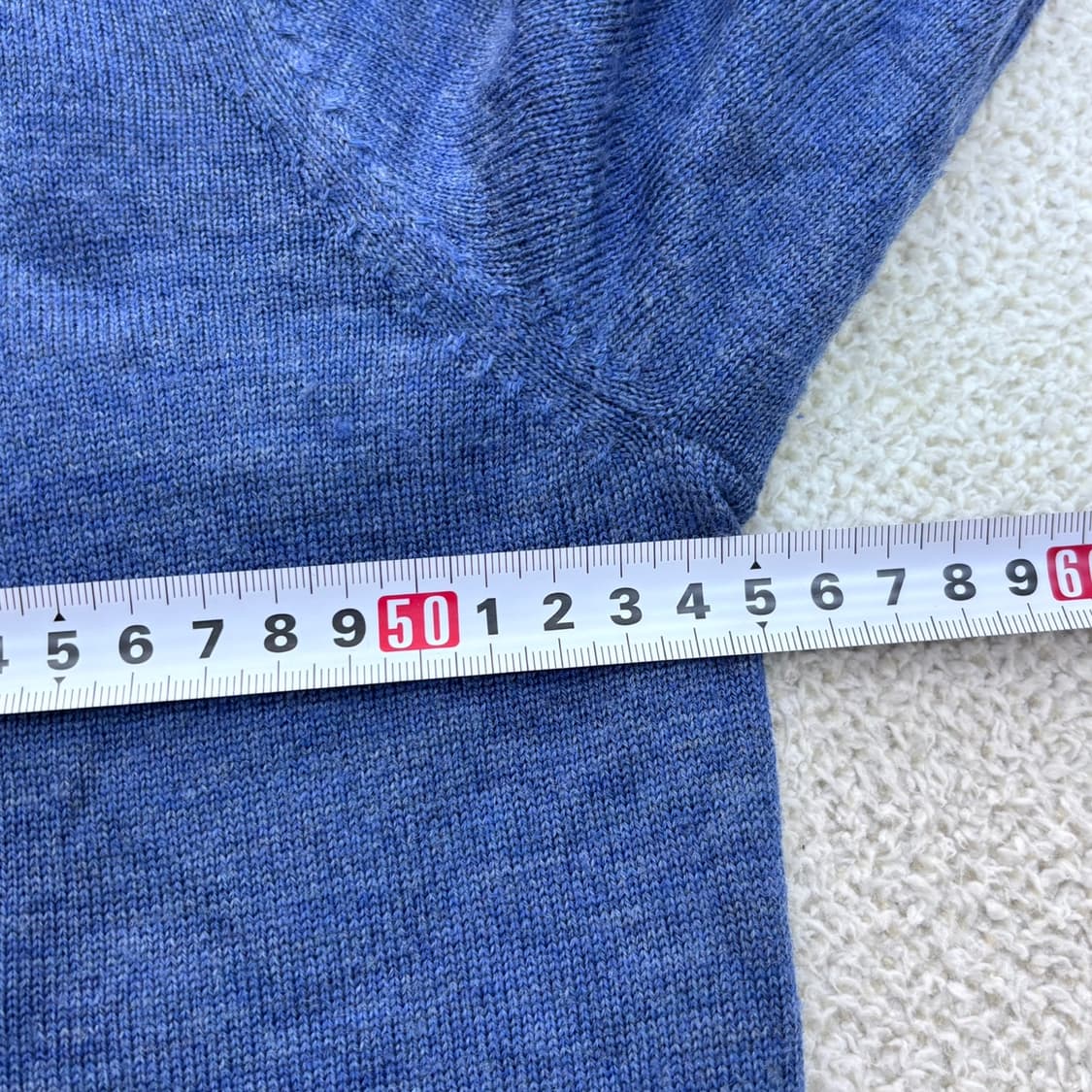 L 캘빈클라인 블루 브이넥 니트 스웨터 0408E1 상품이미지6