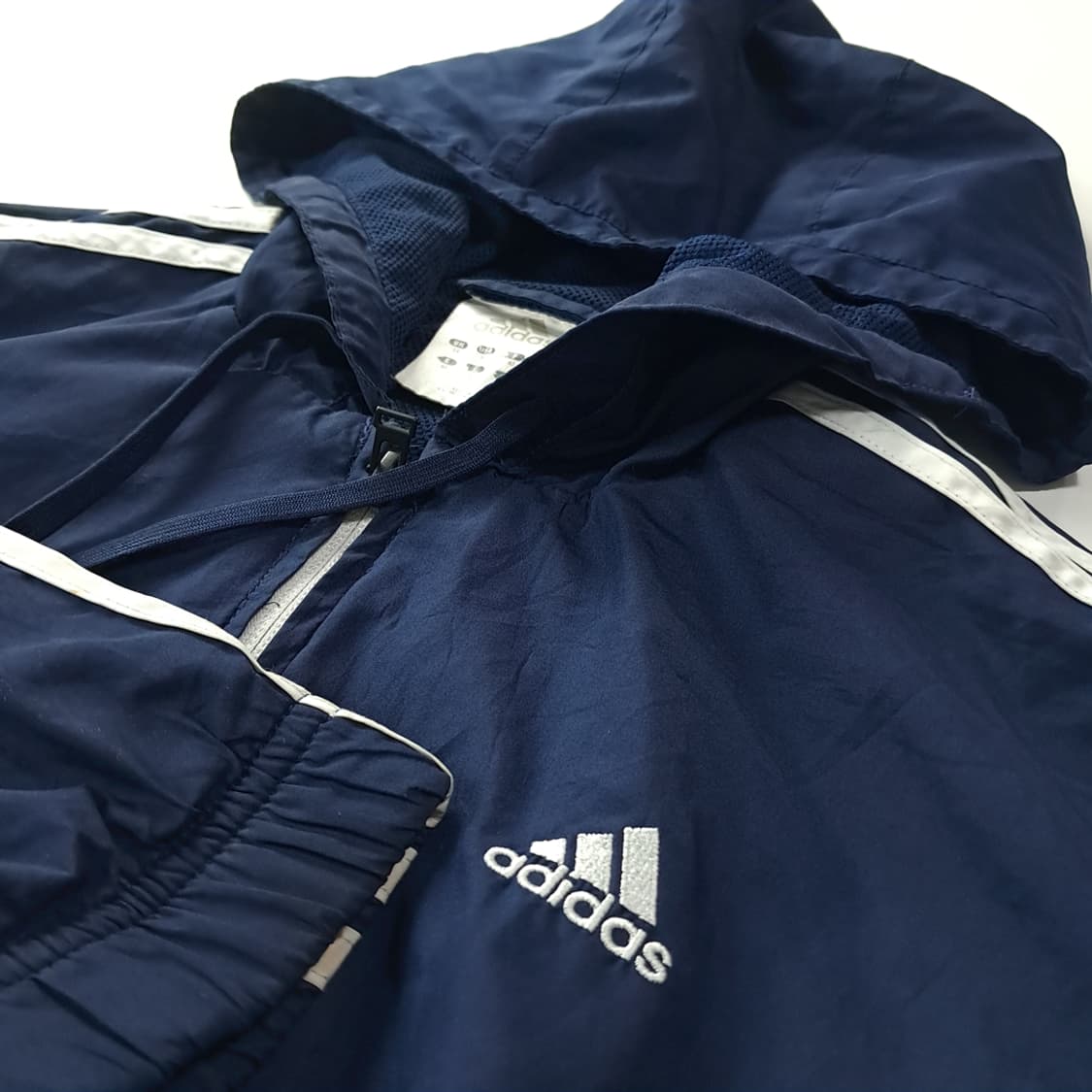 CK351 FREE 아디다스 00s 다크네이비 후디 크롭 집업 자켓 상품이미지4