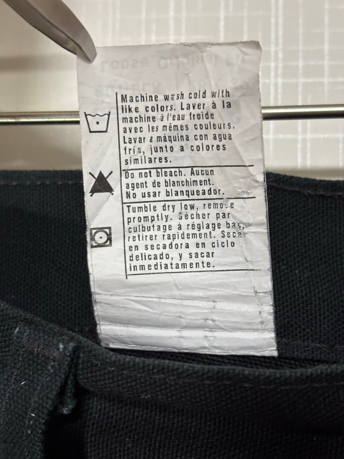 29)00s USA 칼하트 빈티지 더블니 팬츠 블랙 상품이미지9