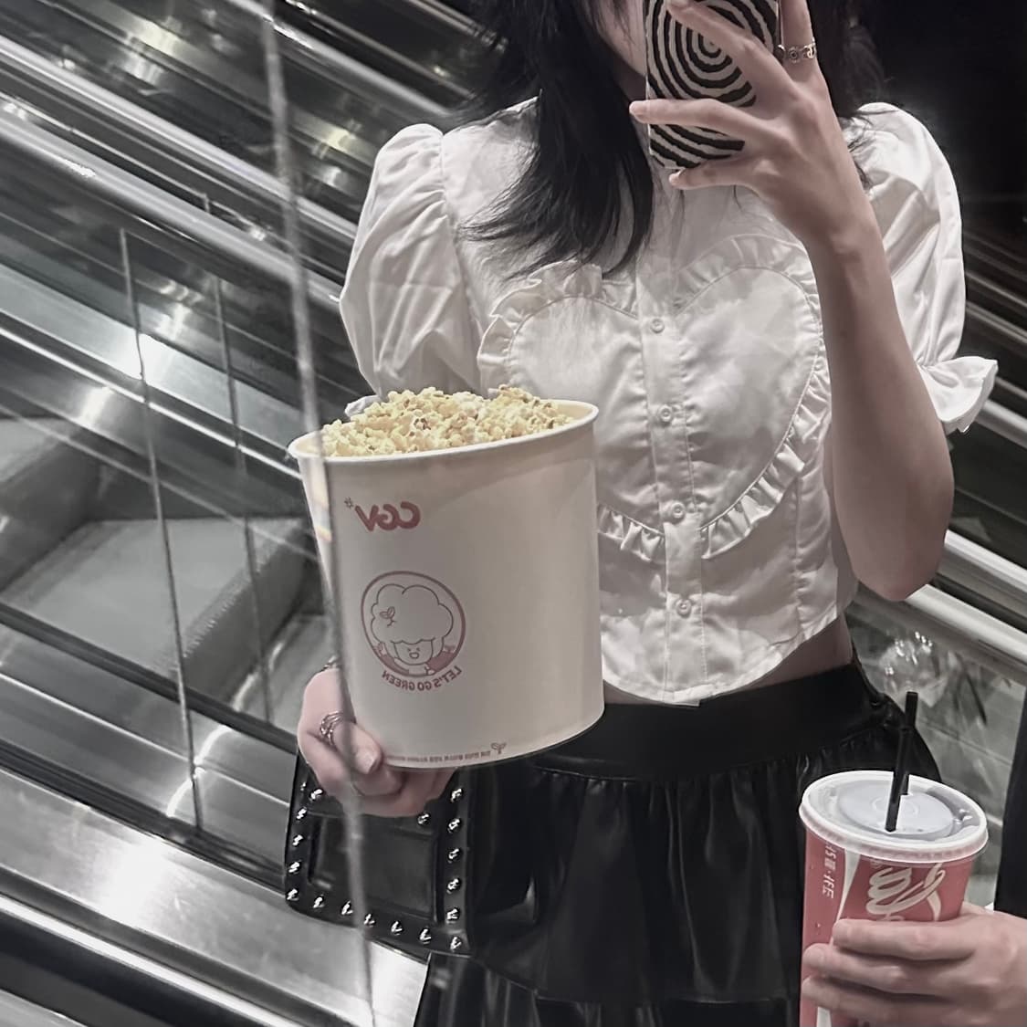 하트레이스 블라우스 ✶ 펑크룩 지뢰계 고스로리 상품이미지3