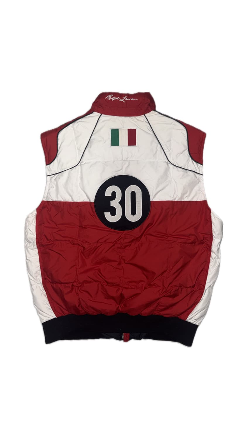 폴로 랄프로렌 팀 레이싱 패딩조끼 희귀매물 상품이미지2