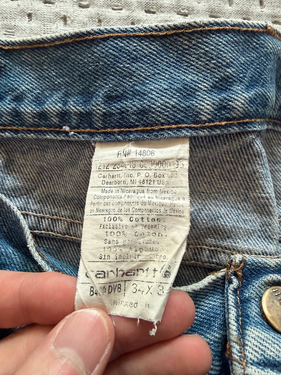 [34] 칼하트 빈티지 팬츠 상품이미지3