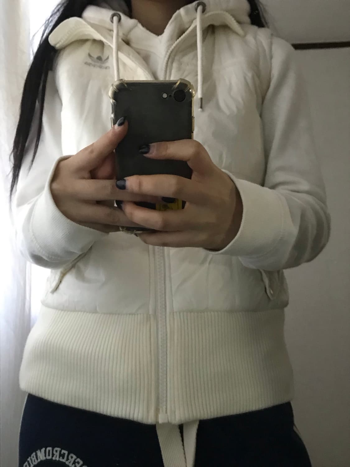 아디다스 아이보리 실버 패딩조끼 상품이미지6