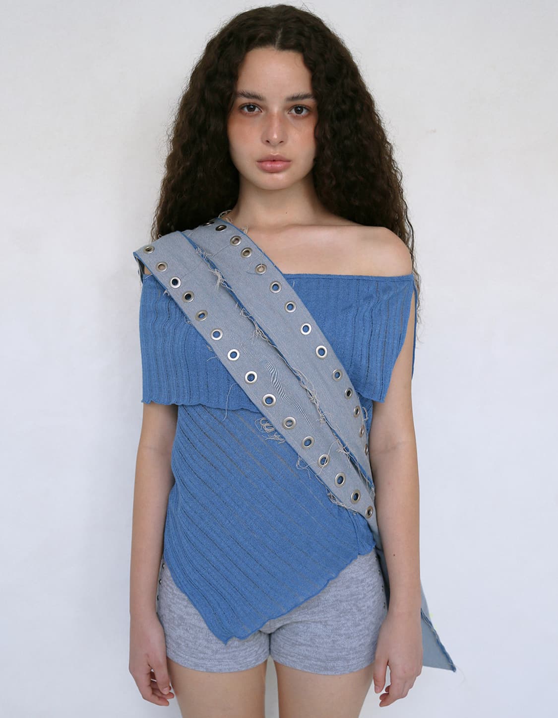 폴리수엠 Big Crossbodybag Denim blue 상품이미지3