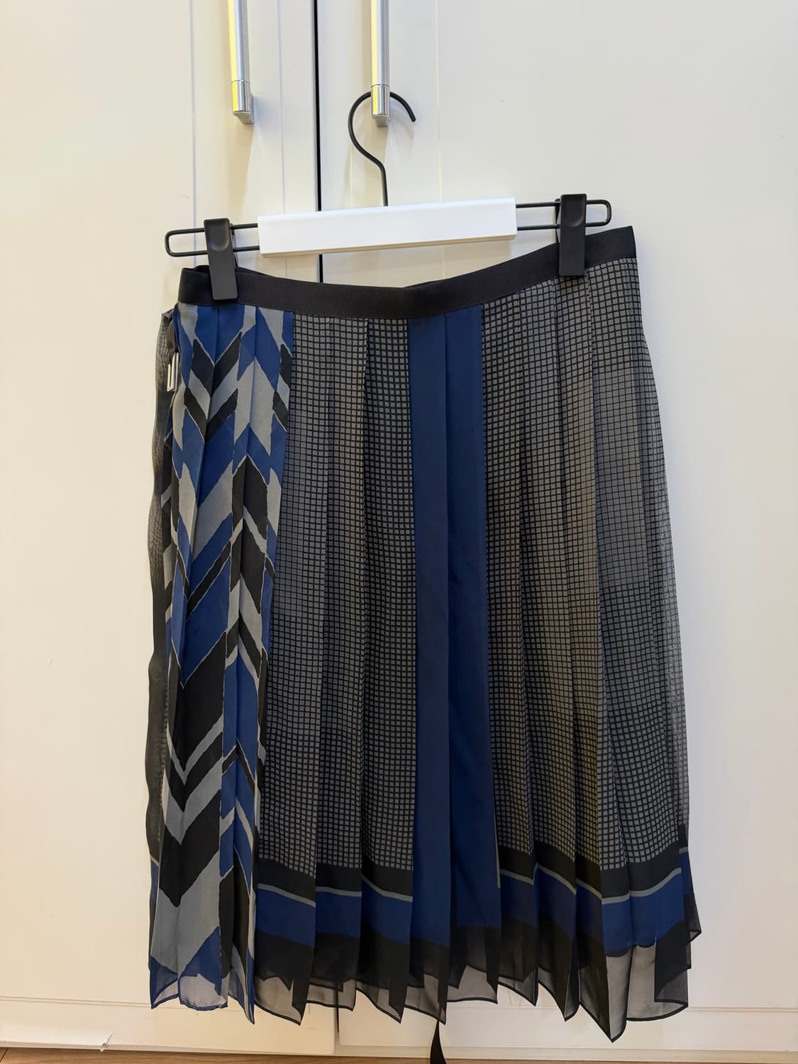 사카이 랩 플리츠 스커트 상품이미지1