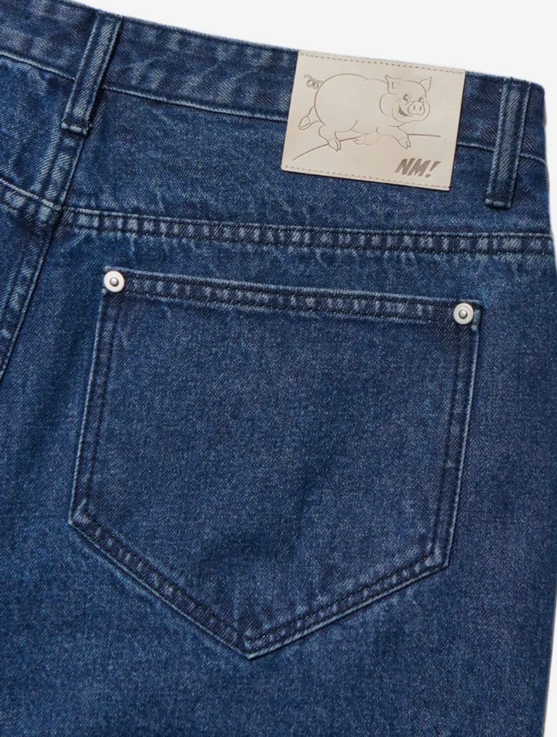 노매뉴얼 T.W DENIM PANTS - WASHED INDIGO 상품이미지3