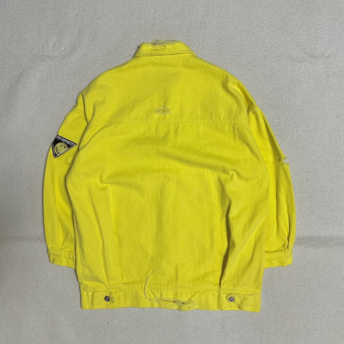 퀸앤조이 와펜 빈티지 데님 자켓 상품이미지3