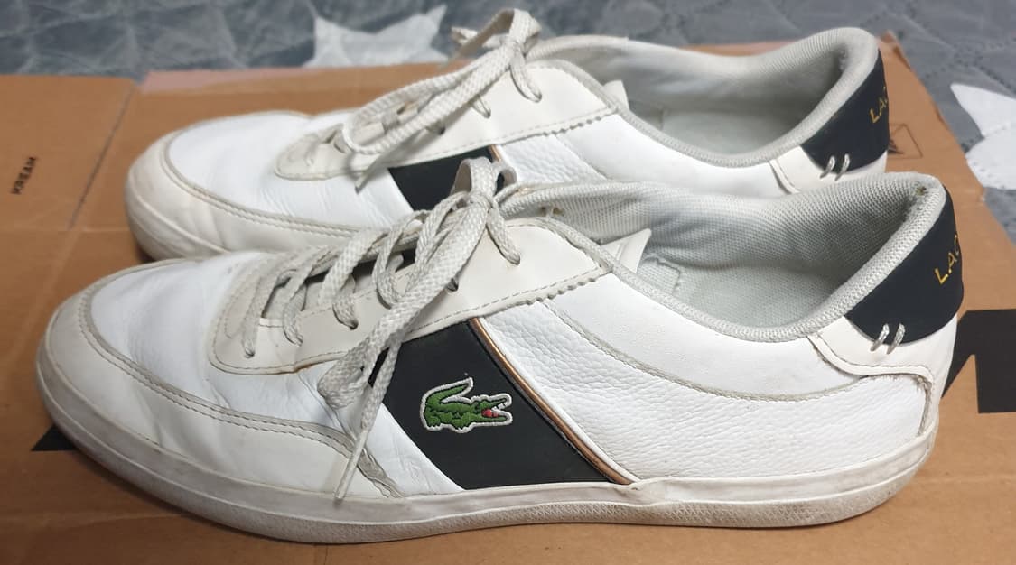 라코스테 클래식 코트마스터 스니커즈 화이트 네이비 (265) 상품이미지2