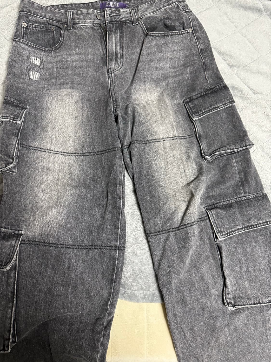 비슬로우 퍼플 카고팬츠 상품이미지3