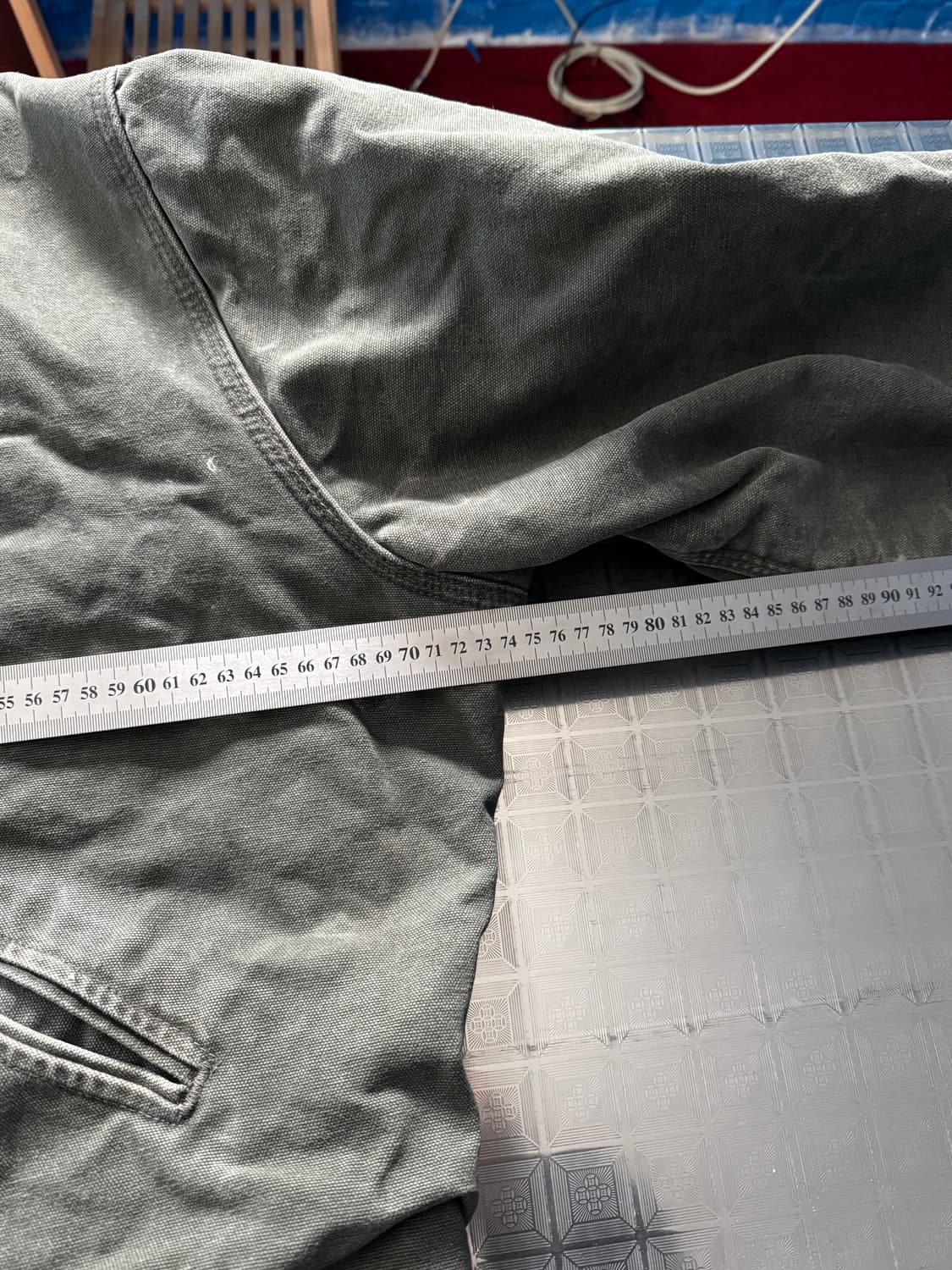 (2XL) 빈티지 칼하트 디트로이트 J97 MOS 모스그린 상품이미지7