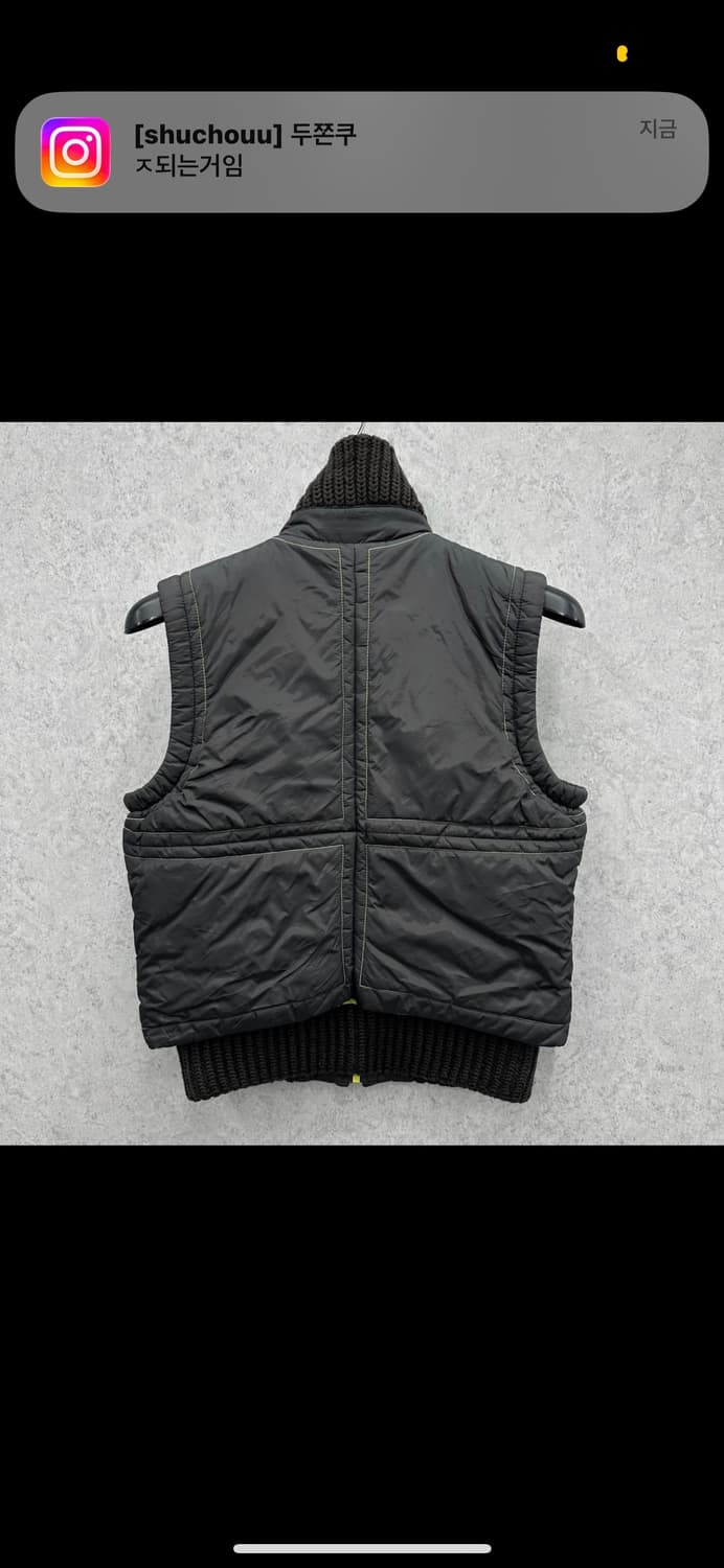 디젤 누빔 패딩 조끼 상품이미지2