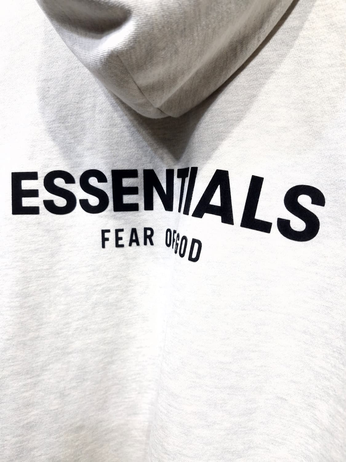 FEAR OF GOD 피어오브갓 에센셜 백로고 기모 후디 릴렉스핏 상품이미지4