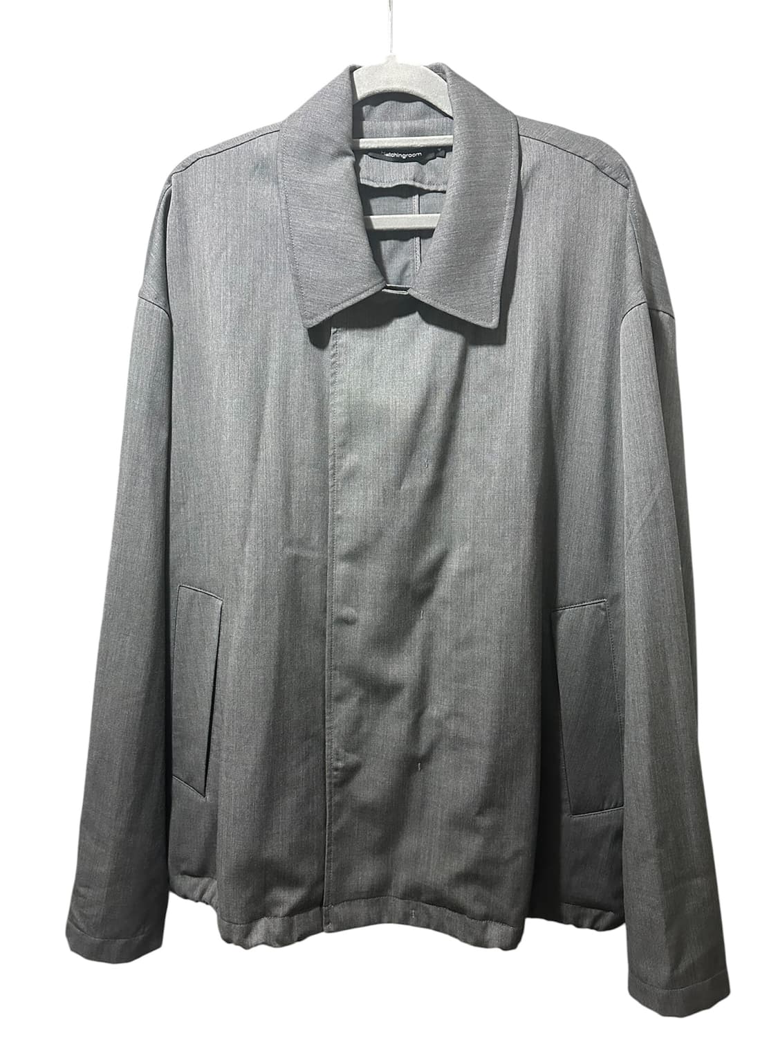 해칭룸 더블 코치 자켓 그레이 4사이즈 상품이미지1