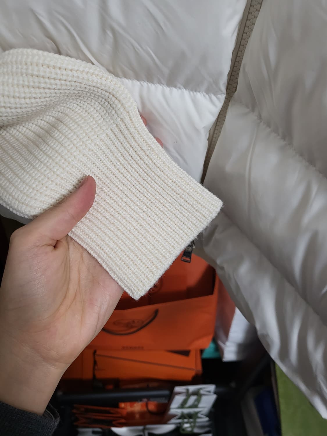 24FW 몽클레어 트리콧 니트패딩 L 상품이미지6