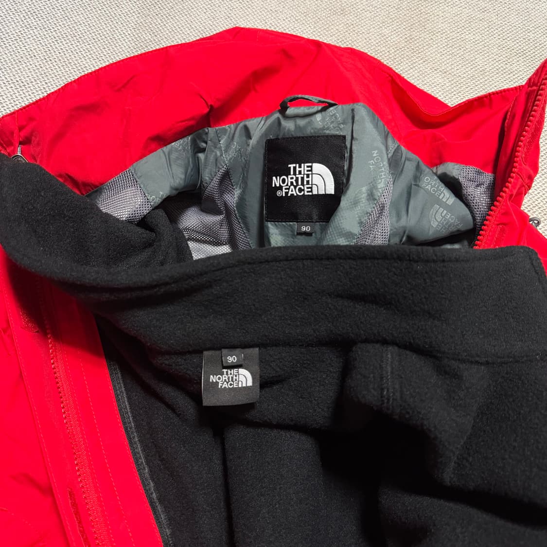 노스페이스 고어텍스 바람막이 자켓 (후리스내피) 상품이미지4