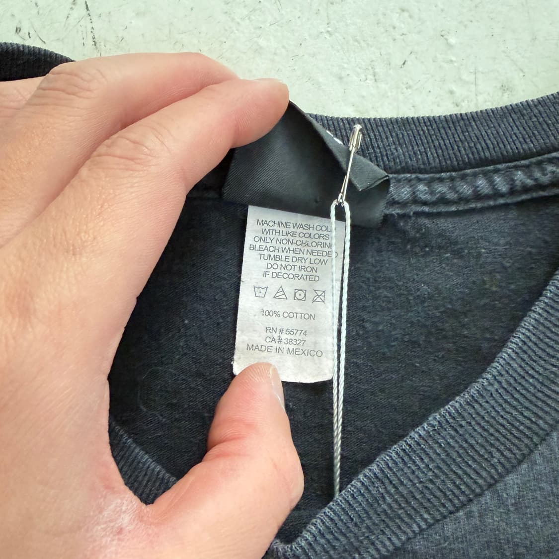 00s HOT LEATHERS 빈티지 스컬 프린팅 롱슬리브 L 상품이미지6