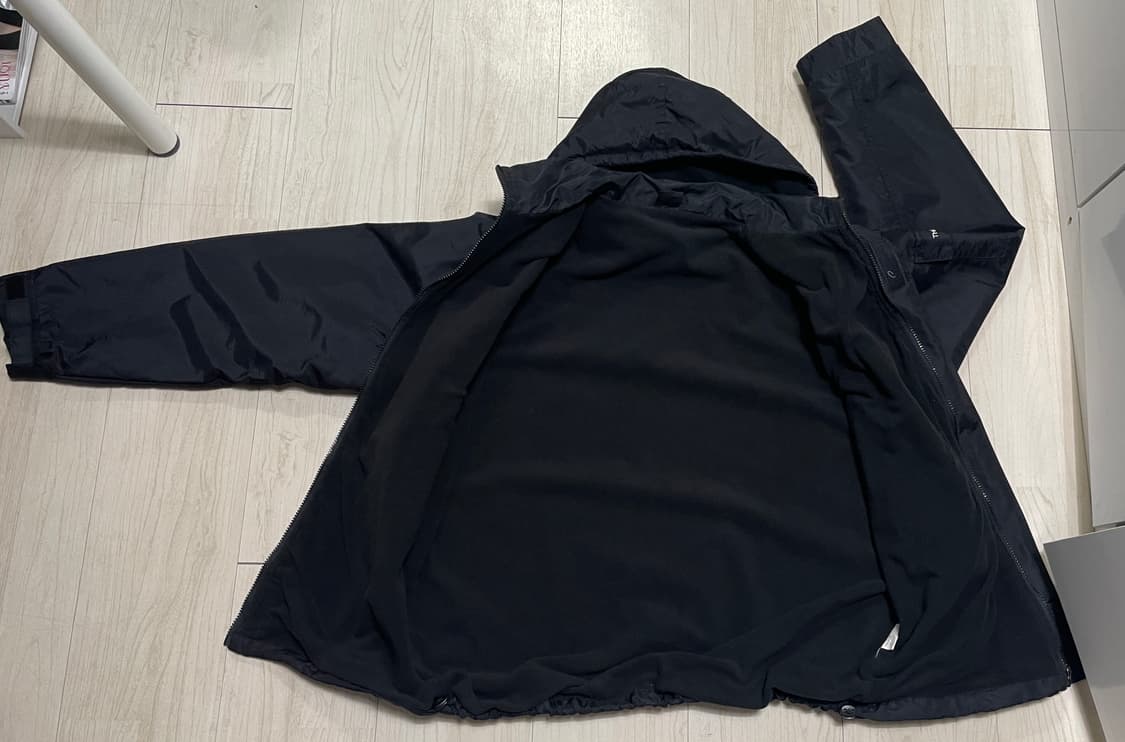 노스페이스 기모 바람막이 블랙 XL(105) 상품이미지3