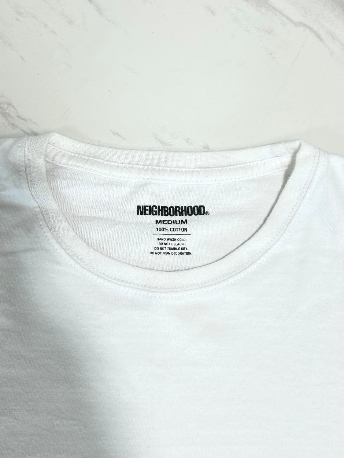 Neighborhood Regular Fit white Tee SizeM 상품이미지3