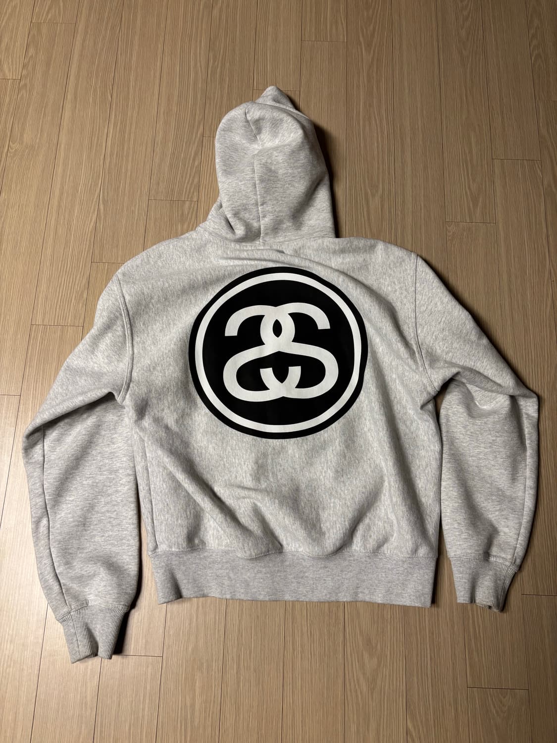 스투시 SS링크 후드집업 애쉬 헤더 상품이미지2