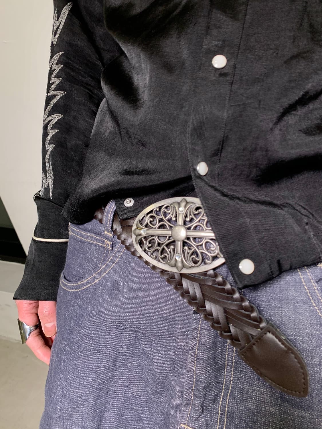 Silver Pendant Belt 상품이미지3