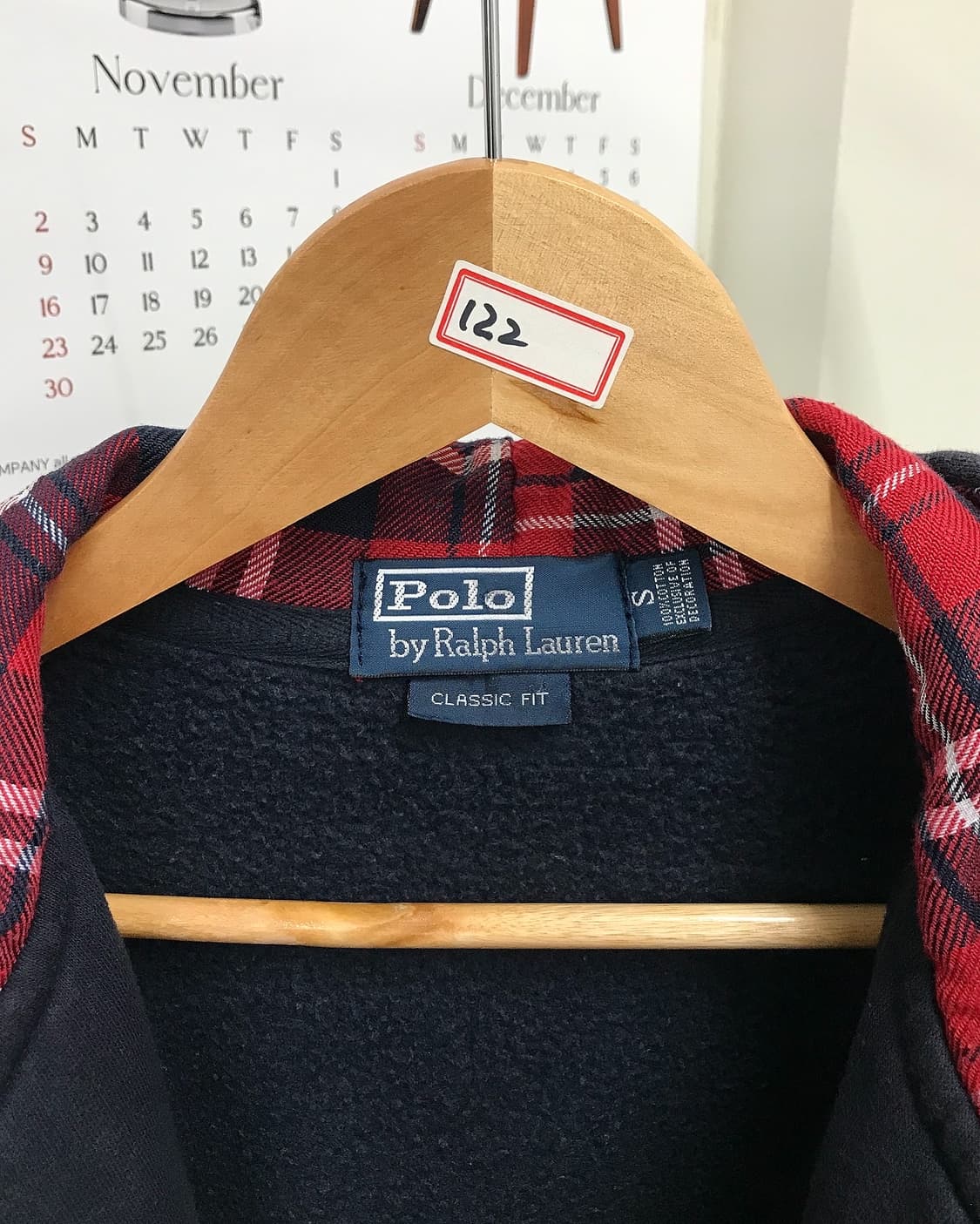 폴로 빅포니 기모 후드 집업 상품이미지2