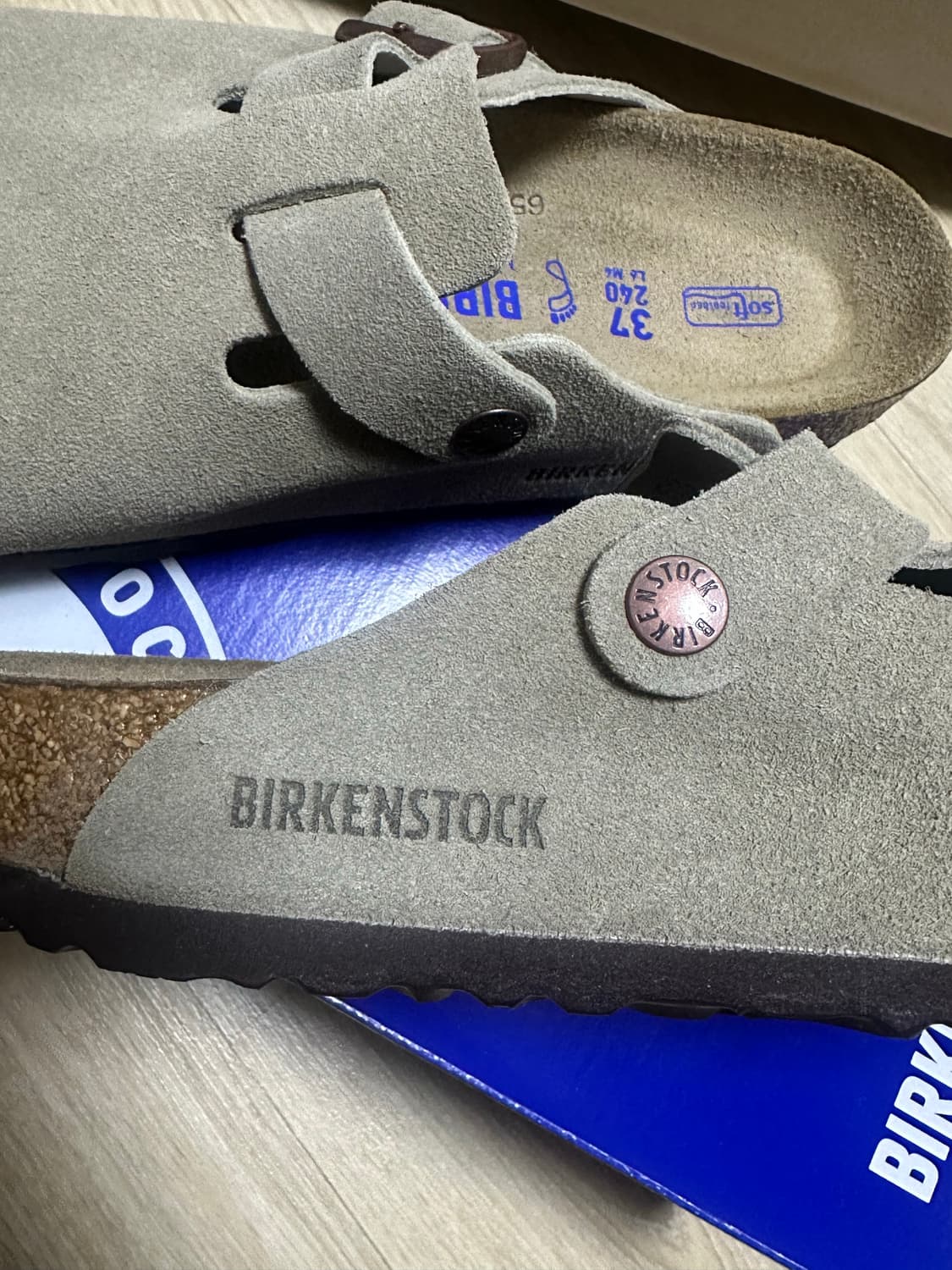 [새상품] 버켄스탁 보스턴 타우페 레귤러 37 (240) 상품이미지4