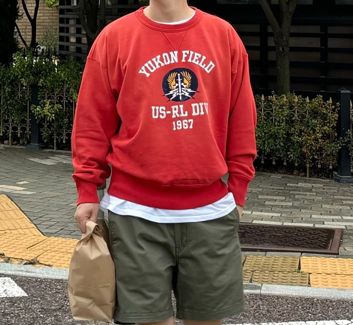 폴로 랄프로렌 빈티지 핏 플리스 유콘 필드 그래픽 맨투맨 스웻 셔츠 상품이미지2