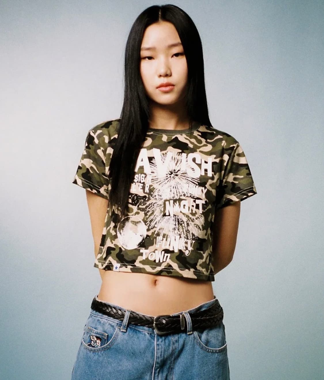 카비시 W FIRECRACKER SS TEE CAMO 상품이미지1