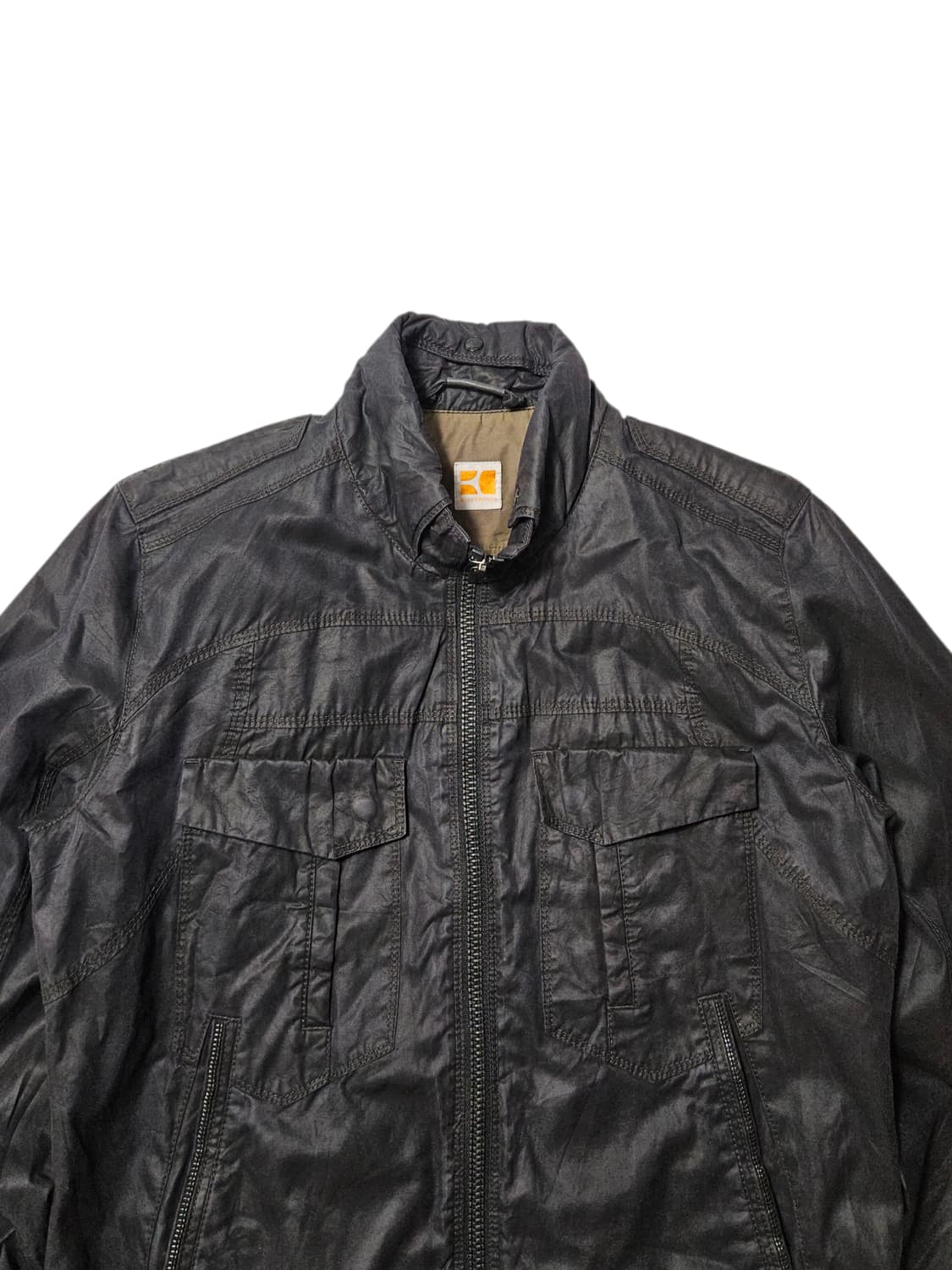 보스 오렌지 Boss 코티드 블루종 자켓 48  상품이미지2