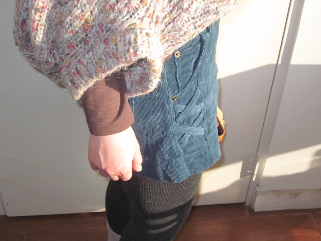 키링착용가능) 아일렛 코듀로이 숏팬츠 상품이미지3