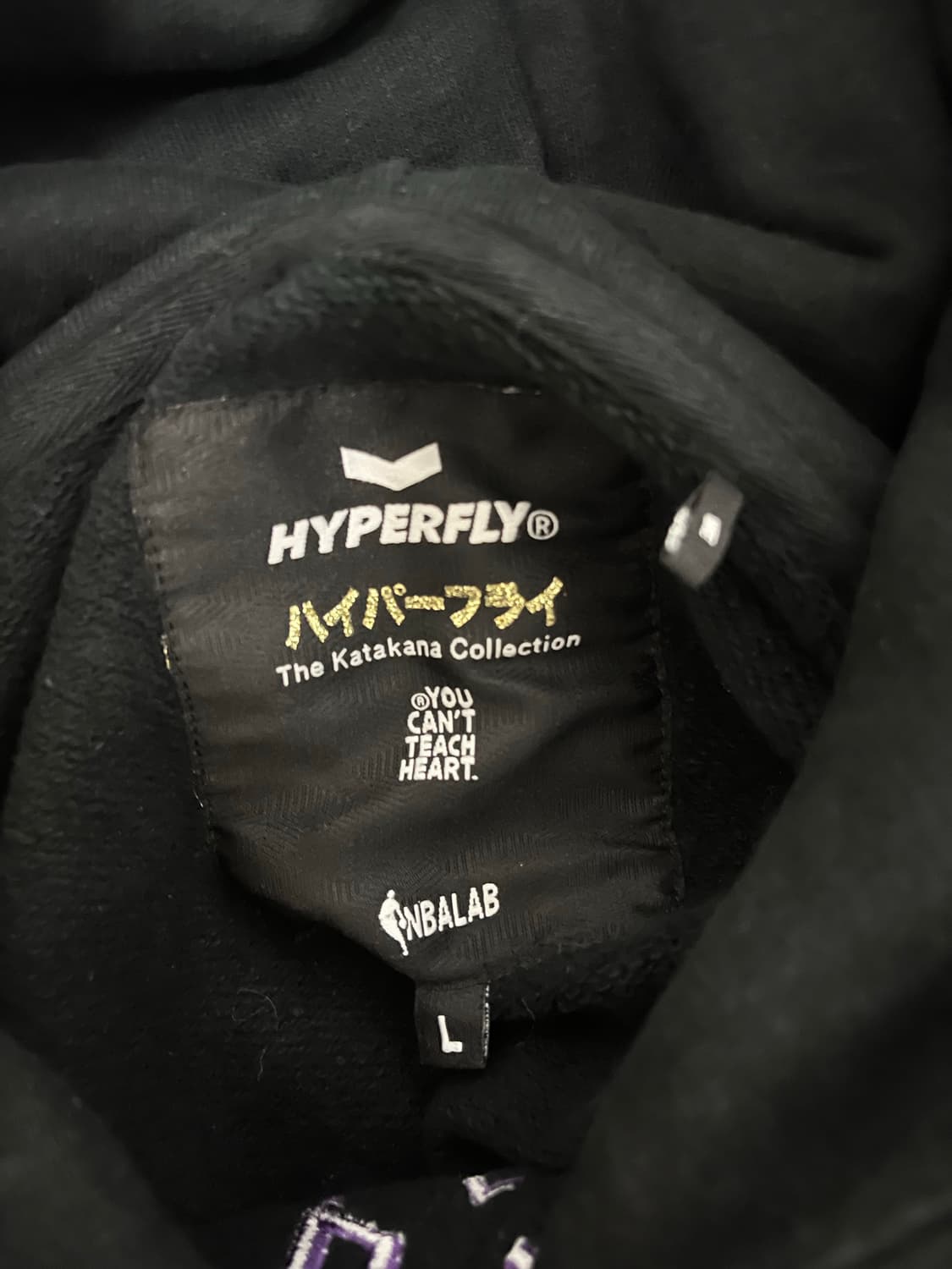hyperfly x lakers 카타카나 후드 L 상품이미지6
