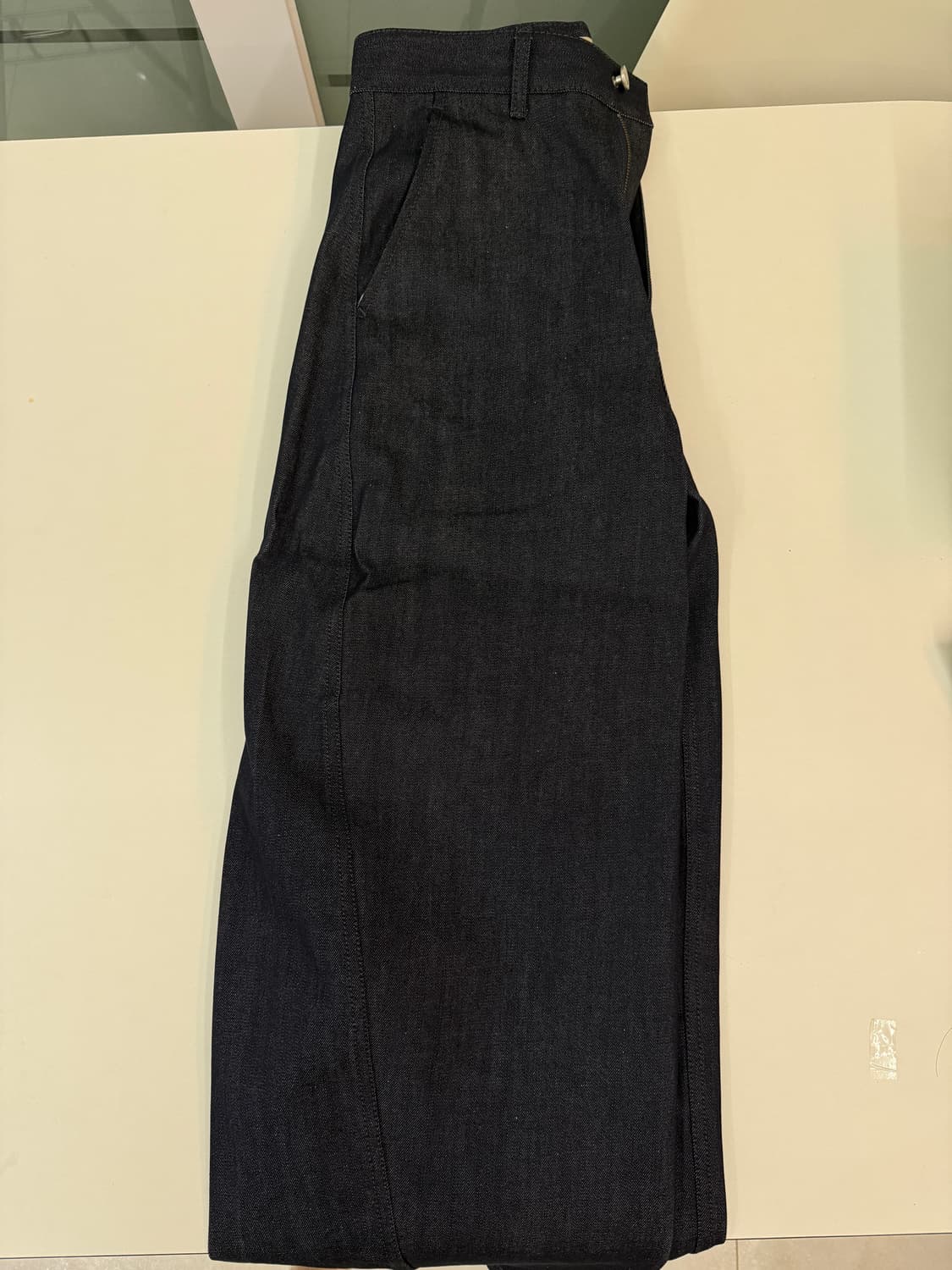 siiiido 시도 RAW CURVED LINE DENIM JEANS 상품이미지3