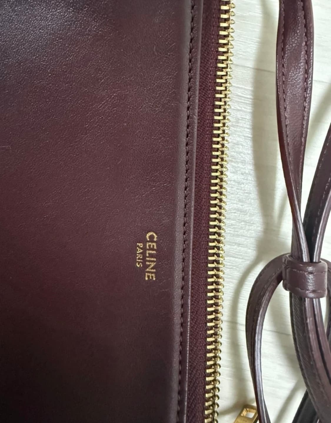 셀린느 트리오백 버건디 상품이미지4