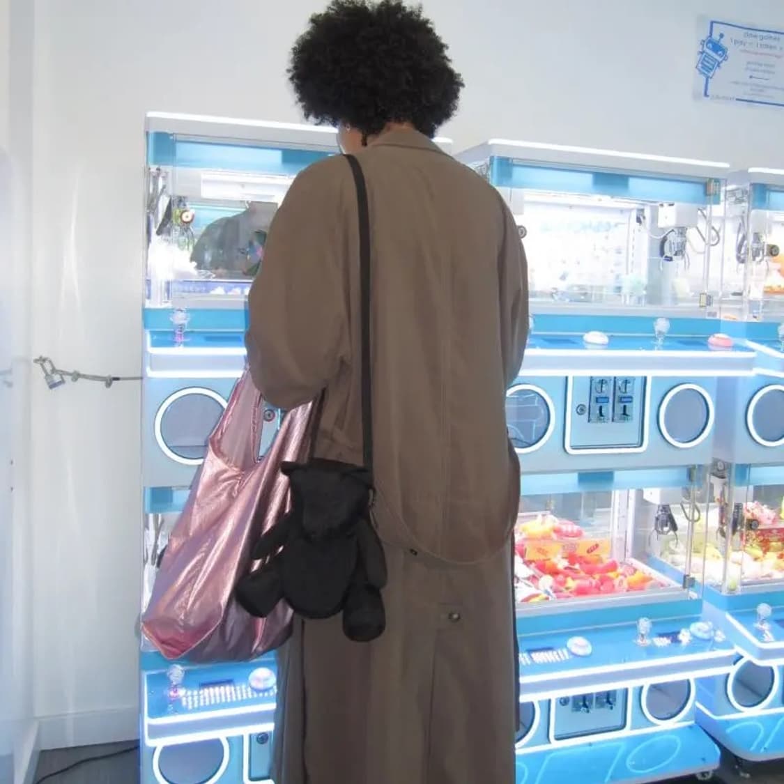 BAGGU BEAR BAG 바쿠 베어 백 블랙 상품이미지4