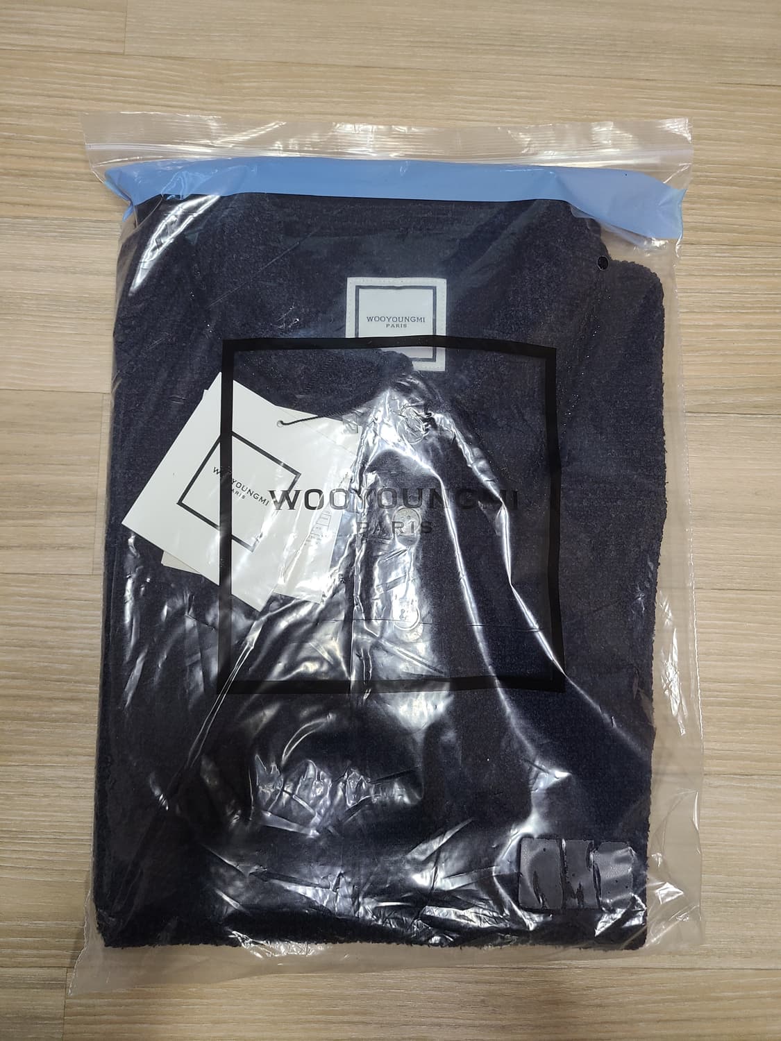 [정품/새상품] 우영미 네이비 트위드 폴로 티셔츠 상품이미지4