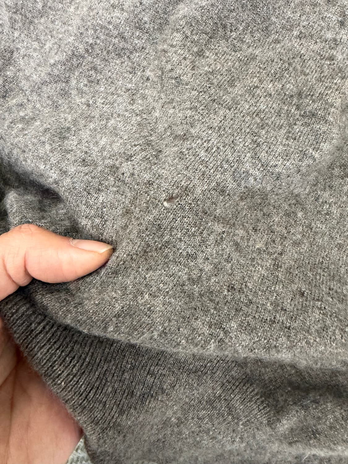 정품) 파올로 몬도 여성 캐시미어100 니트 스웨터 M 상품이미지5