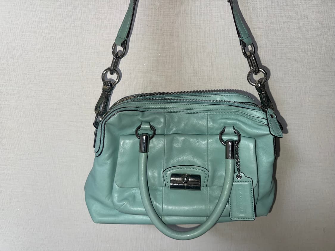 코치 민트 숄더 토트백 상품이미지3