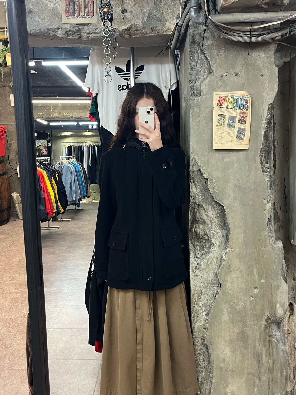 빈폴 후드 코트 블랙 90 #csz2239 상품이미지2