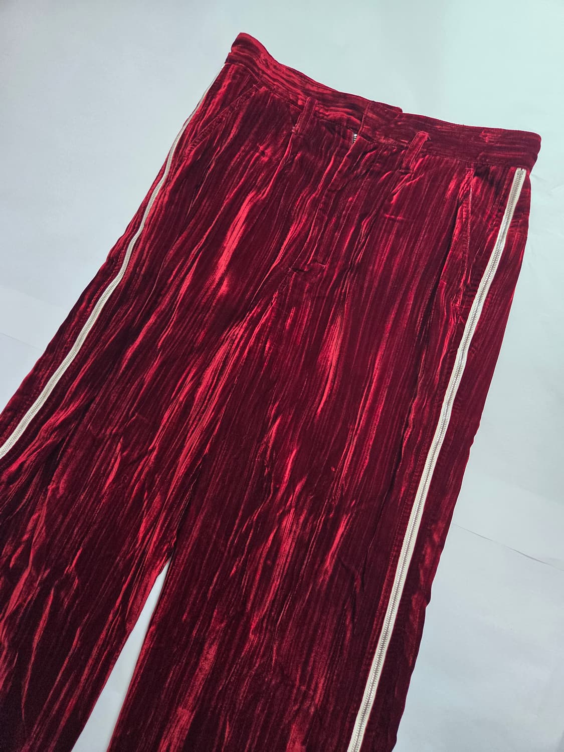 [L] 신야 코즈카 Shinya Kozuka 벨벳 트라우저 상품이미지3