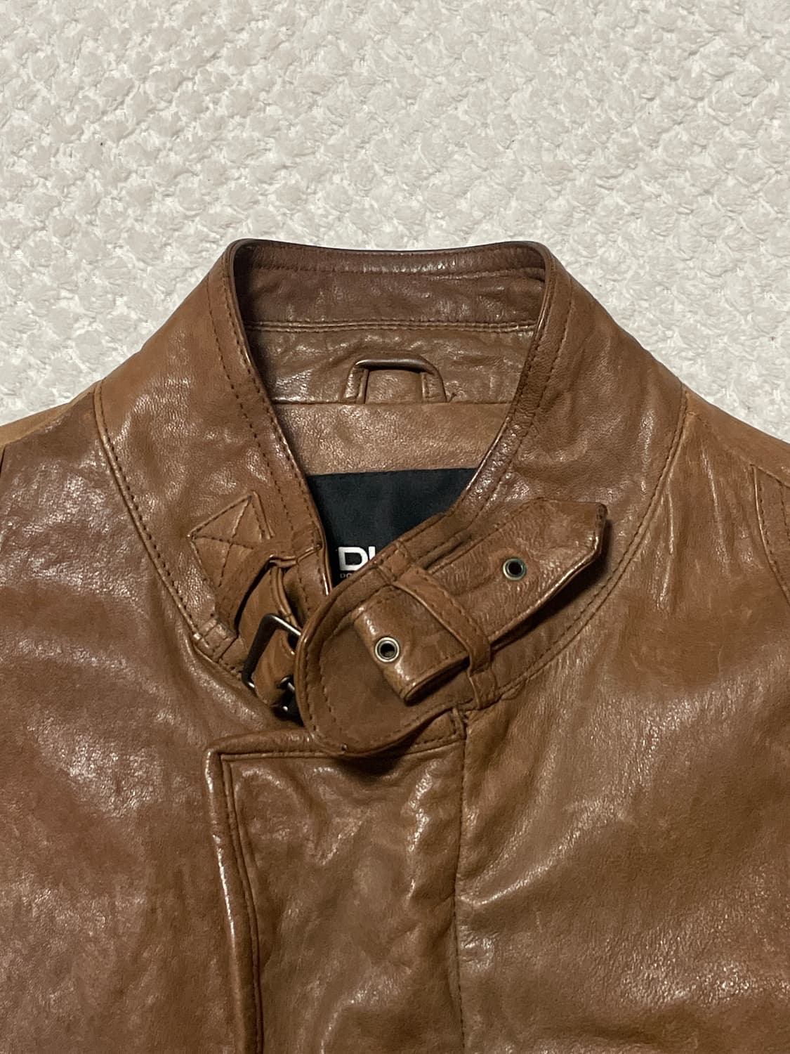 DKNY 웨스턴 무드 램스킨 양가죽 포켓 레더 상품이미지5