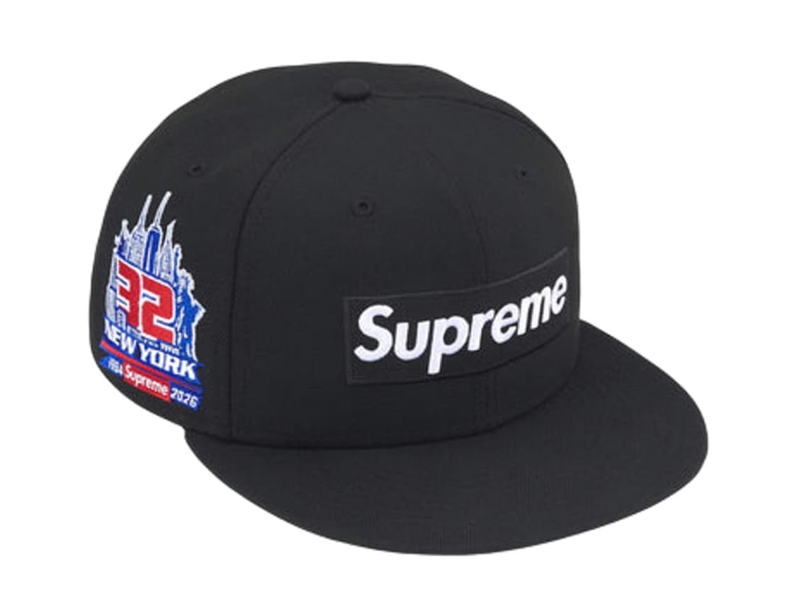 슈프림 뉴욕 캡 모자 블랙 상품이미지1