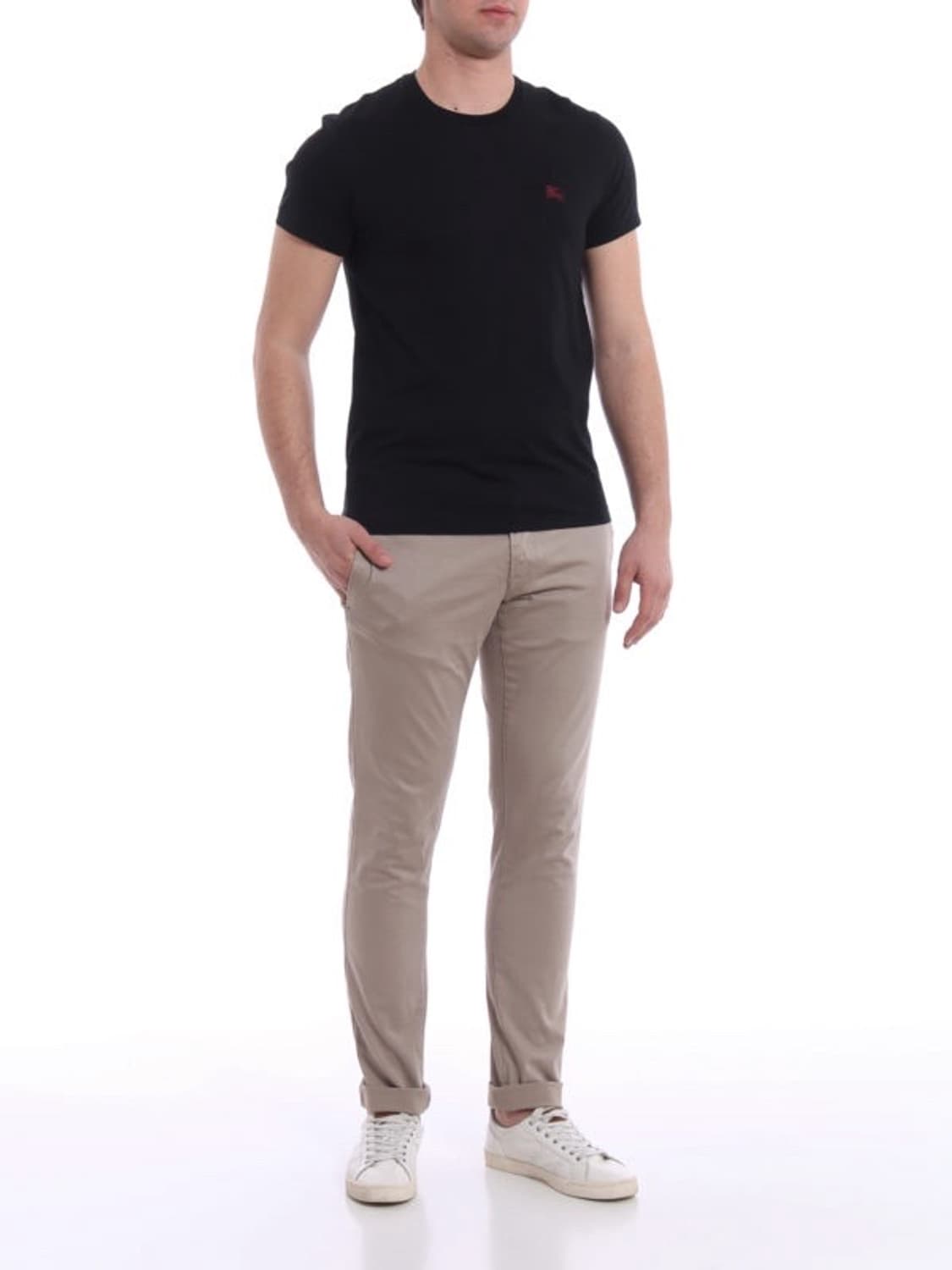 정품 XL) 버버리 아카이브 자수 반팔 티셔츠 100~105 상품이미지4